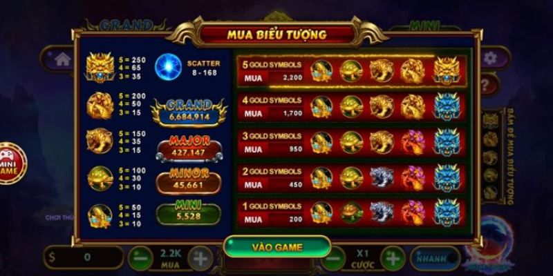 Giới thiệu slot Kho Báu Tứ Linh 5MB